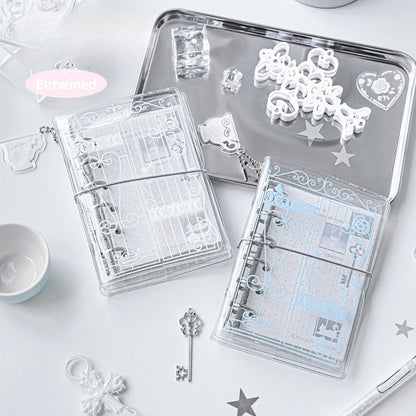 Vintage Window A7 Glitter Binder Journal
