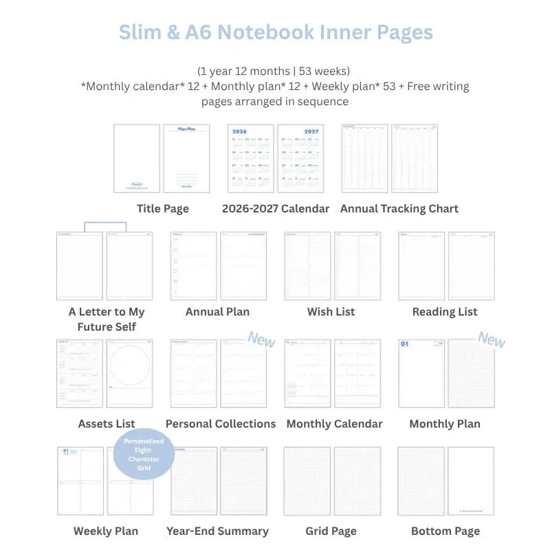 2026 Plan Smarter Daily Planner (A6 & Slim Edition) - SOLD OUT ChicChoi