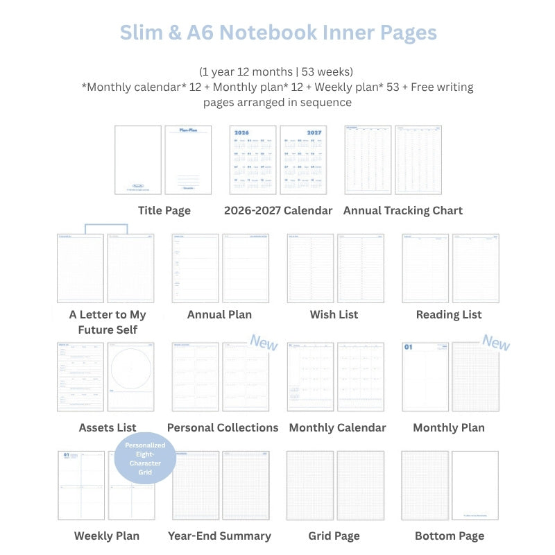 2026 Plan Smarter Daily Planner (A6 & Slim)