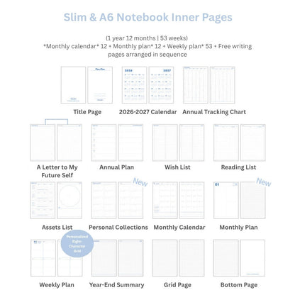 2026 Plan Smarter Daily Planner (A6 & Slim)