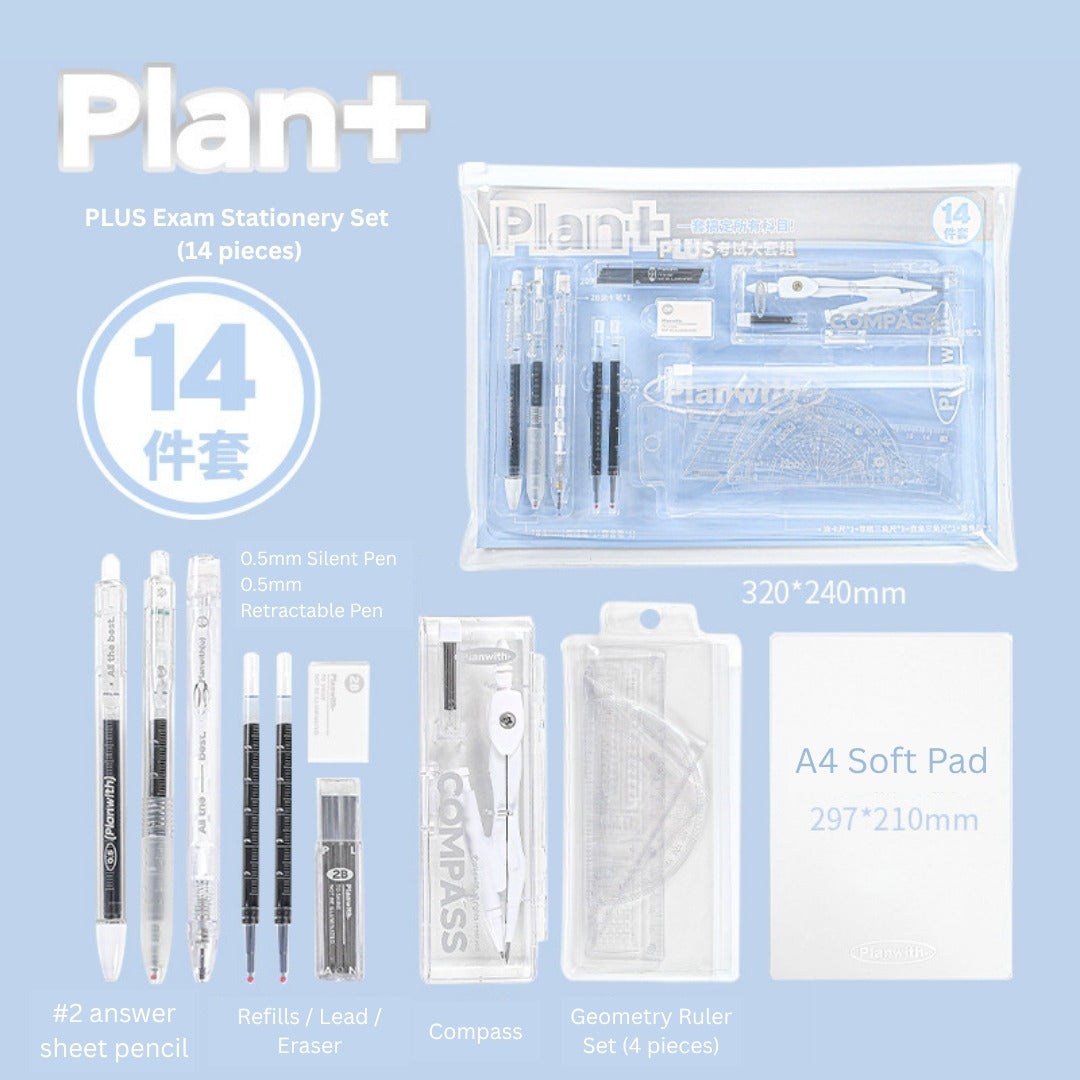Planwith Exam Master Kit – 14-Piece Study & Test Essentials Set