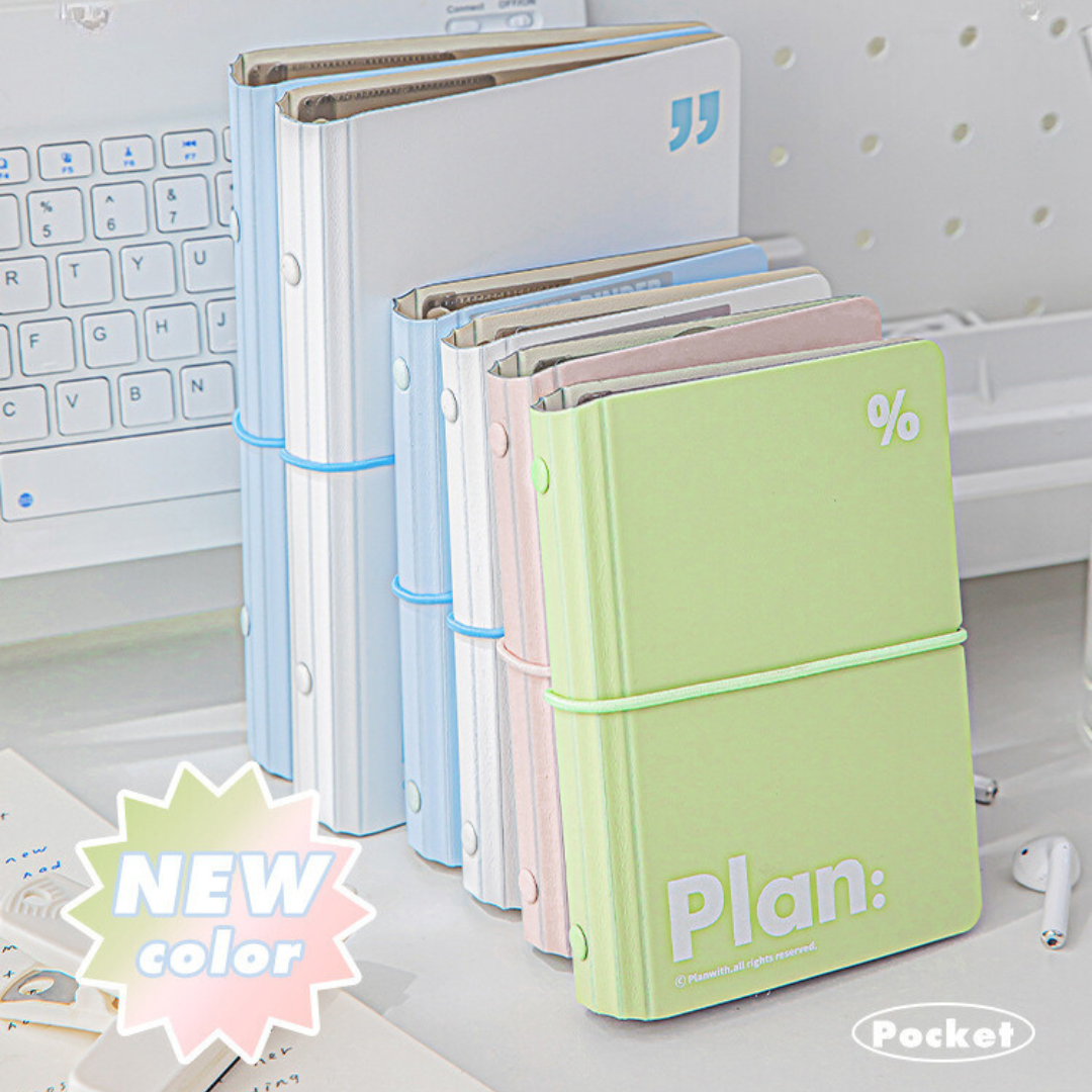 Pocket Storage Loose-Leaf Journal Notebook