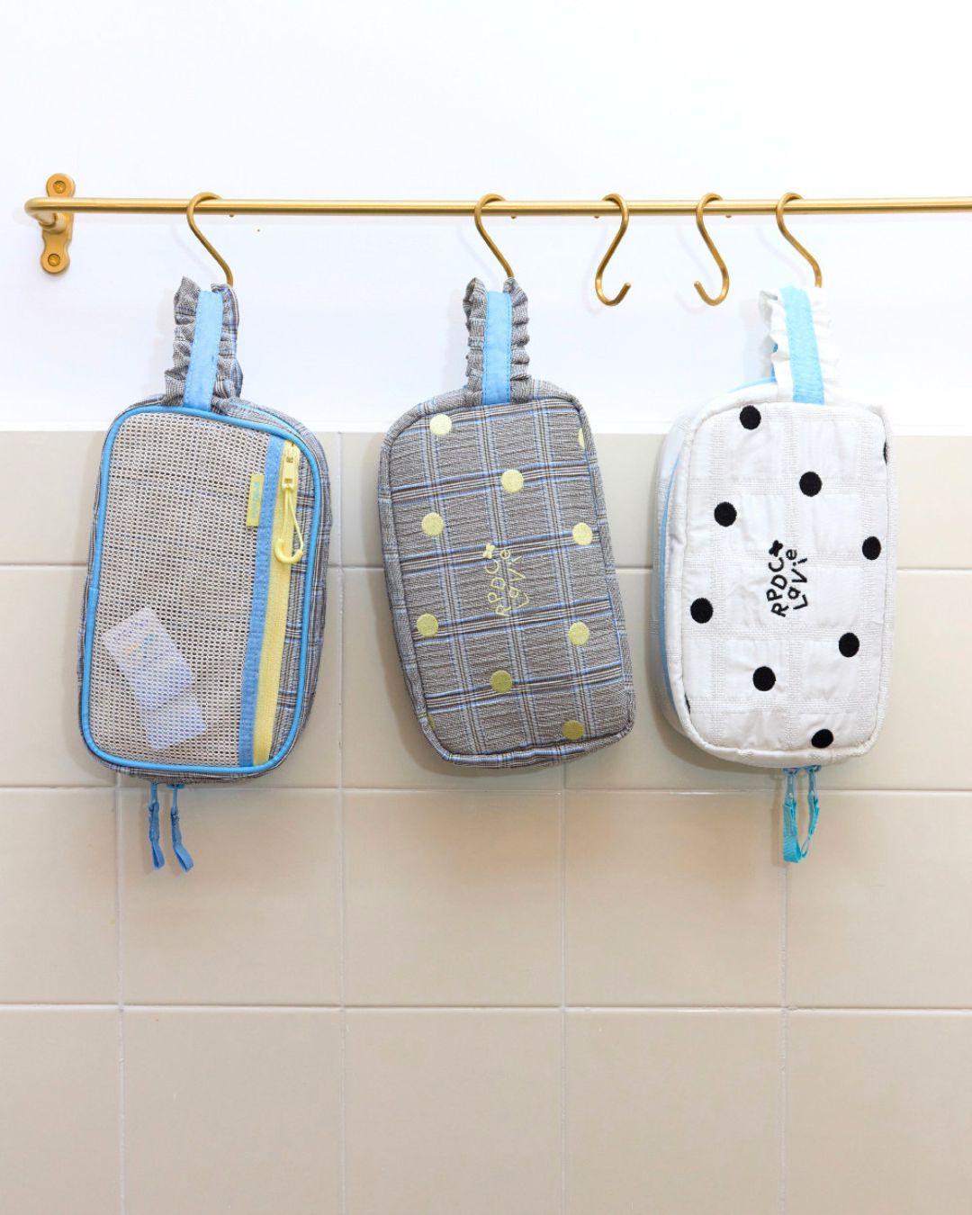 Polka Dot Daily Beauty Makeup Pouch