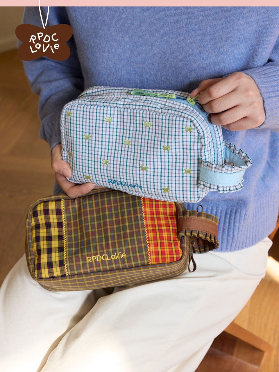 Polka Dot Daily Beauty Makeup Pouch