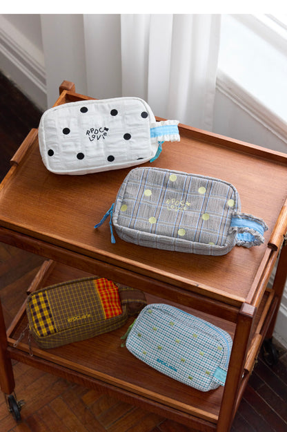 Polka Dot Daily Beauty Makeup Pouch