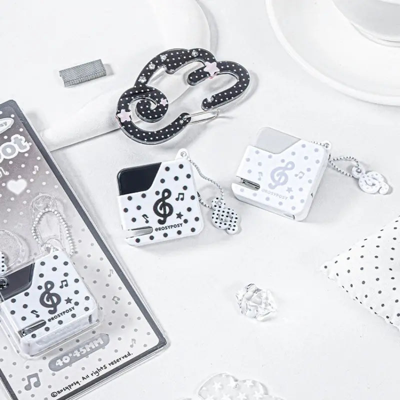 Polka-Dot Mini Stapler Charm ChicChoi