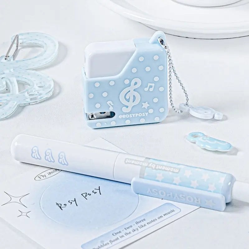 Polka-Dot Mini Stapler Charm ChicChoi