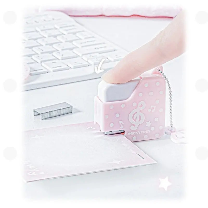 Polka-Dot Mini Stapler Charm ChicChoi