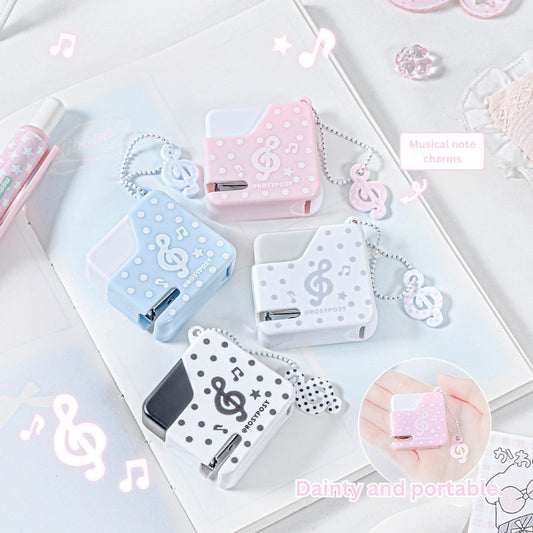 Polka-Dot Mini Stapler Charm