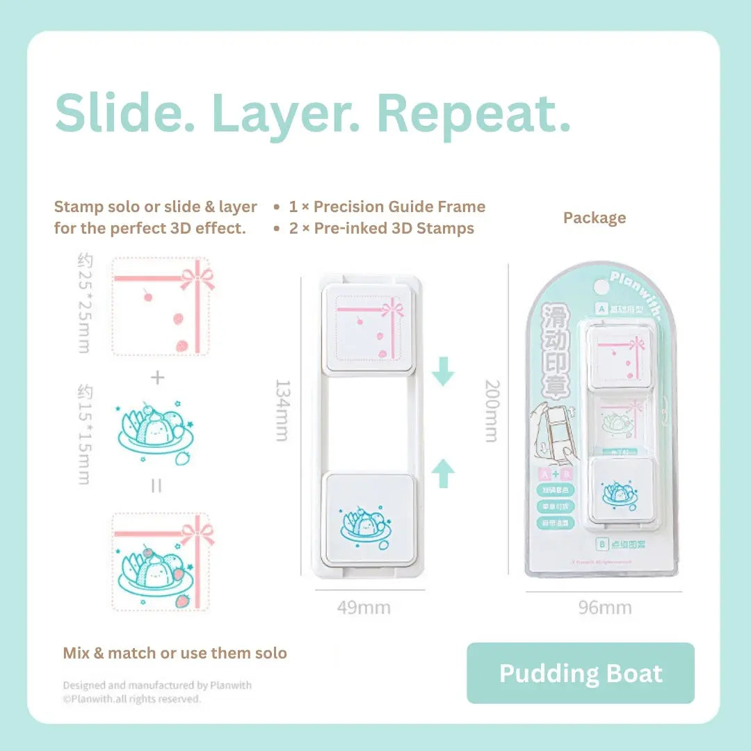 The Infinity Glide Precision Layering Stamp Set ChicChoi