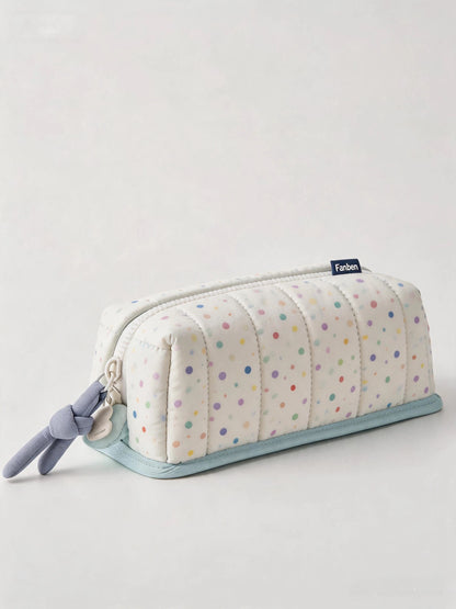 Puffy Polka Bread Pencil Pouch