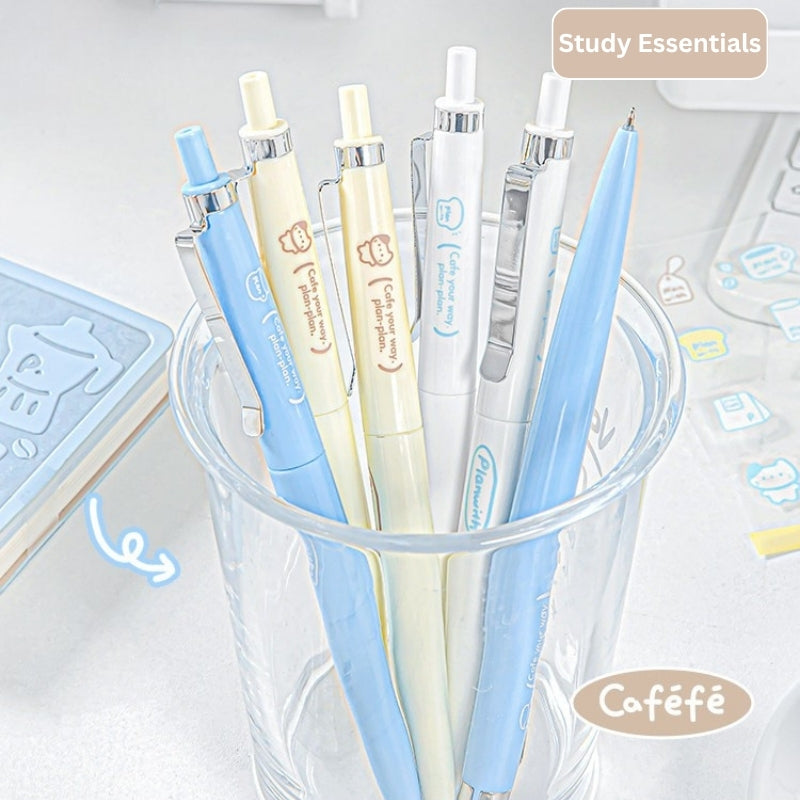 Quick-Dry Coffee Theme 0.5mm ST Nib Gel Pen
