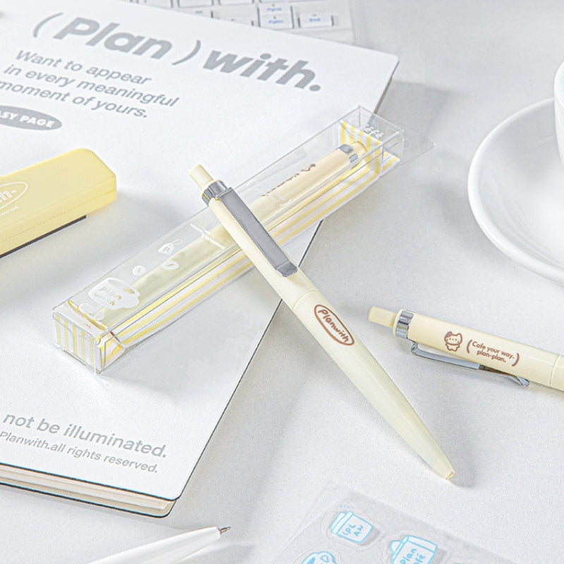 Quick-Dry Coffee Theme 0.5mm ST Nib Gel Pen