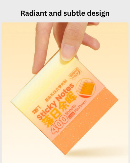 Twilight Pearl Gradient Transparent Sticky Notes