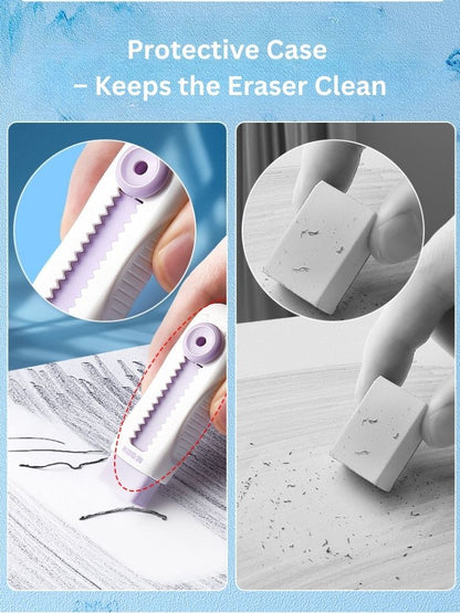 Retractable Eraser with Refills