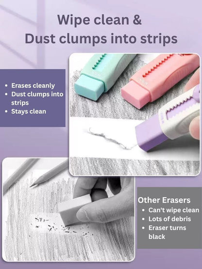 Retractable Eraser with Refills