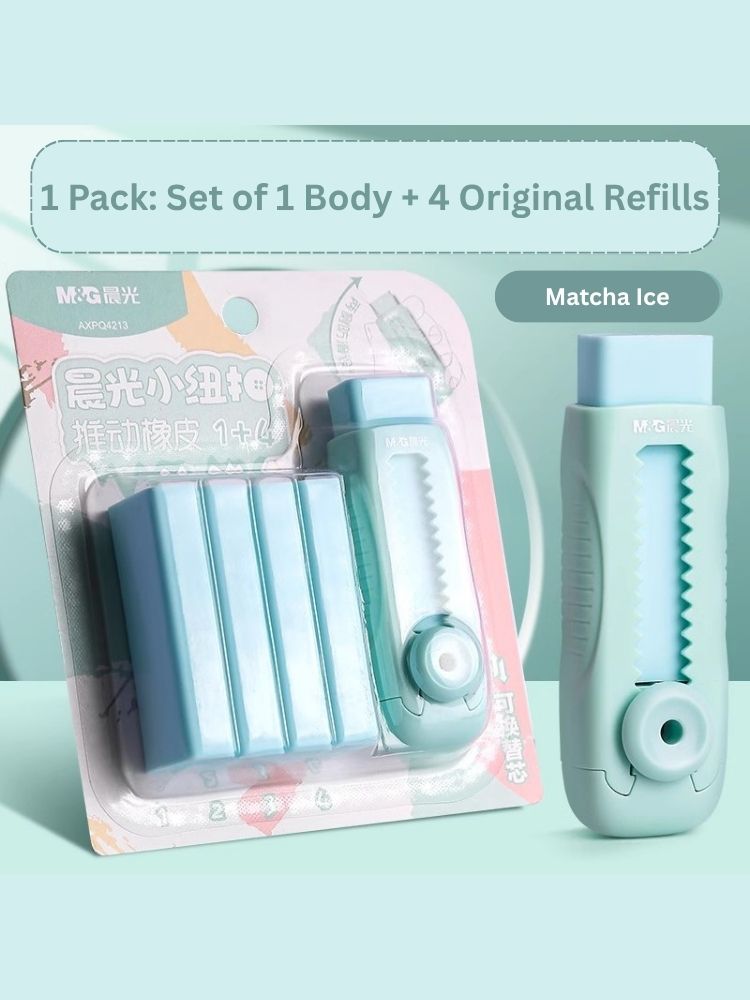 Retractable Eraser with Refills