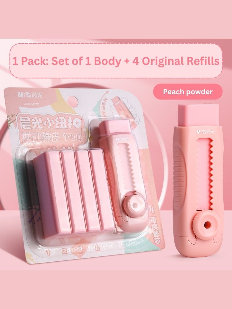 Retractable Eraser with Refills