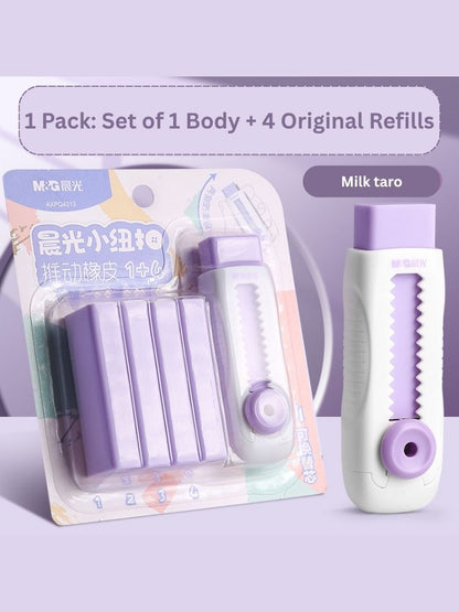 Retractable Eraser with Refills