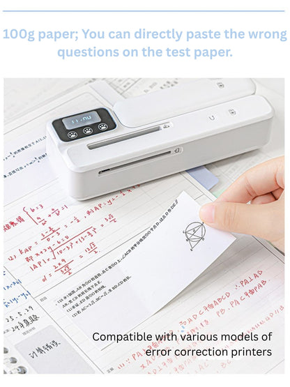 Reusable Mistake Log Loose Leaf Notebook (B5/A4)