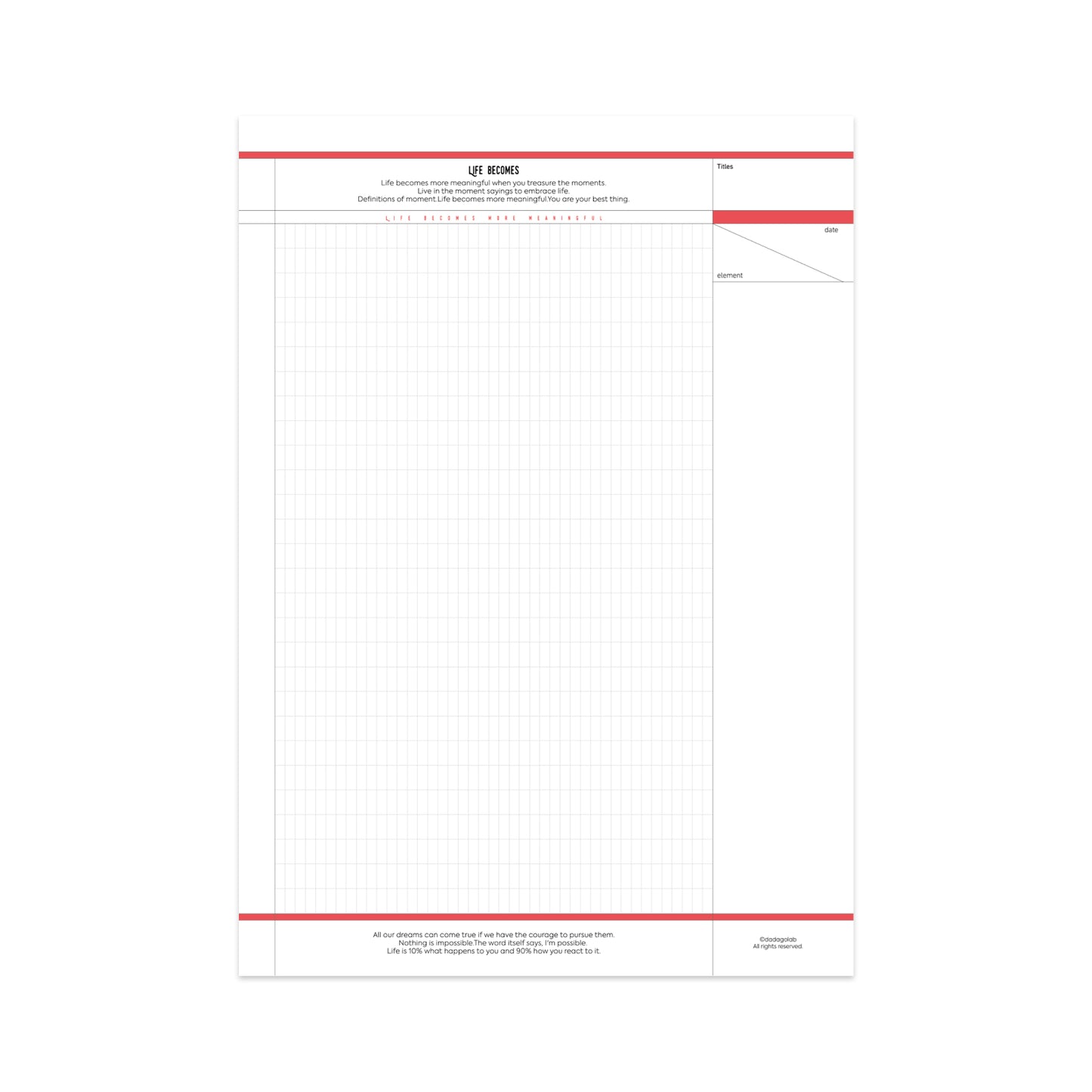 Nerdy Lab B5 Simple Style Paper Pads