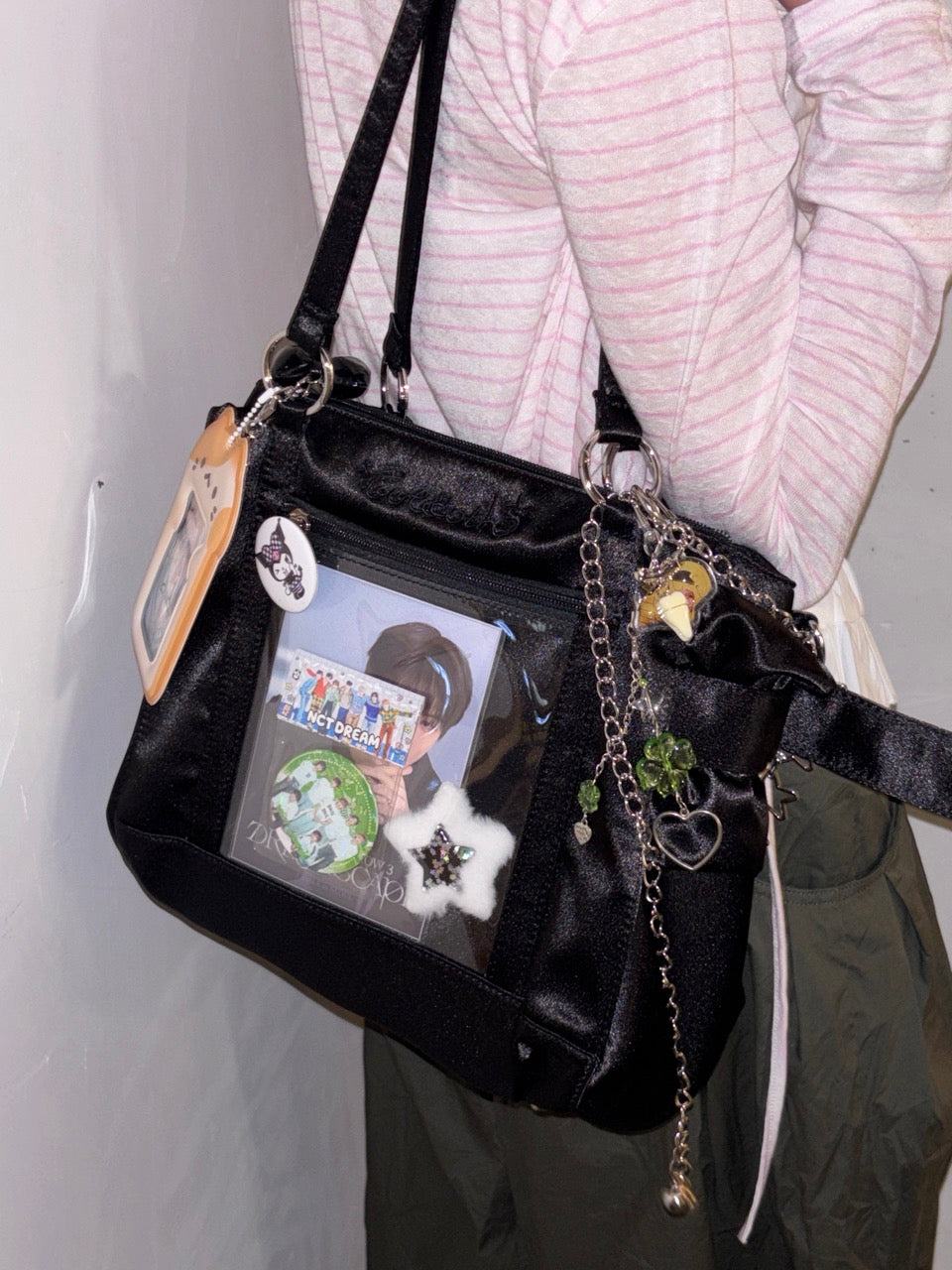 Satin Dream K-Pop Ita Crossbody & Shoulder Bag – Fan Support Essentials