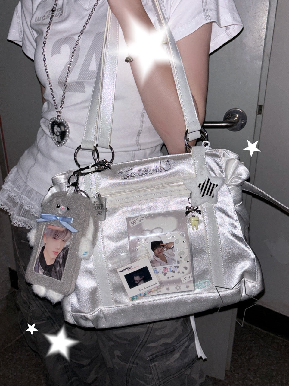 Satin Dream K-Pop Ita Crossbody & Shoulder Bag – Fan Support Essentials