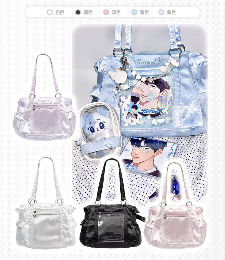 Satin Dream K-Pop Ita Crossbody & Shoulder Bag – Fan Support Essentials
