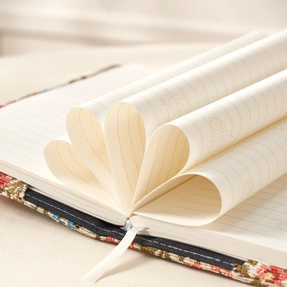 Secret Garden B6 Fabric Vintage Code Lock Journal