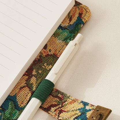 Secret Garden B6 Fabric Vintage Code Lock Journal