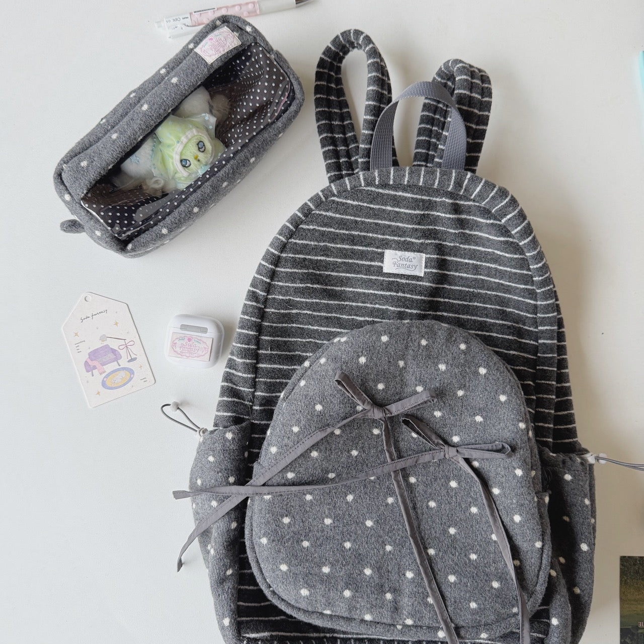 Sesame Dot Winter Commuter Backpacks