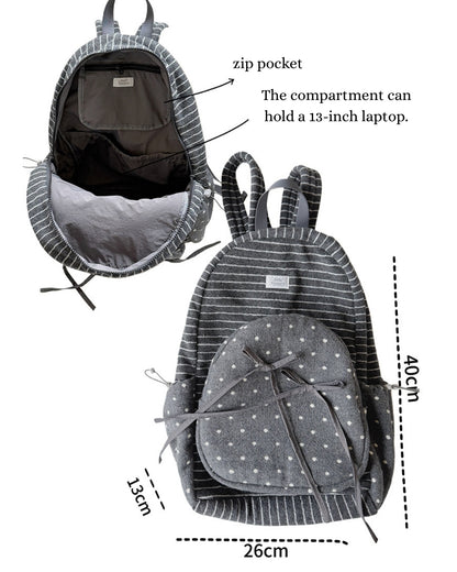 Sesame Dot Winter Commuter Backpacks