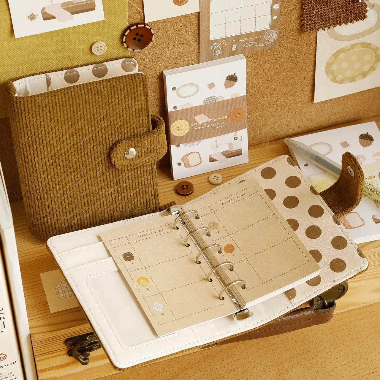Sewing Notes Series Journal Binder & Inner Paper