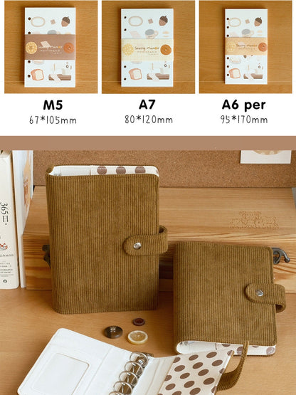 Sewing Notes Series Journal Binder & Inner Paper