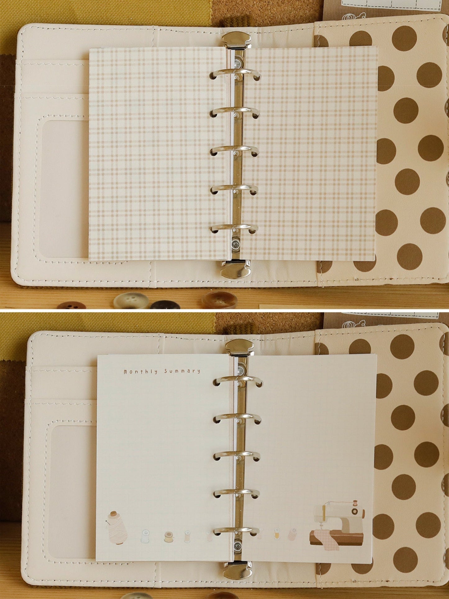 Sewing Notes Series Journal Binder & Inner Paper