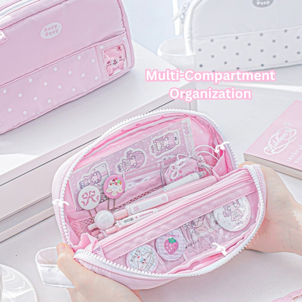 Shellie Magnetic Fold-Down Pencil Case
