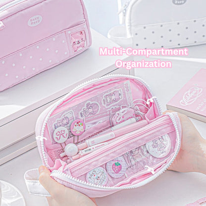 Shellie Magnetic Fold-Down Pencil Case