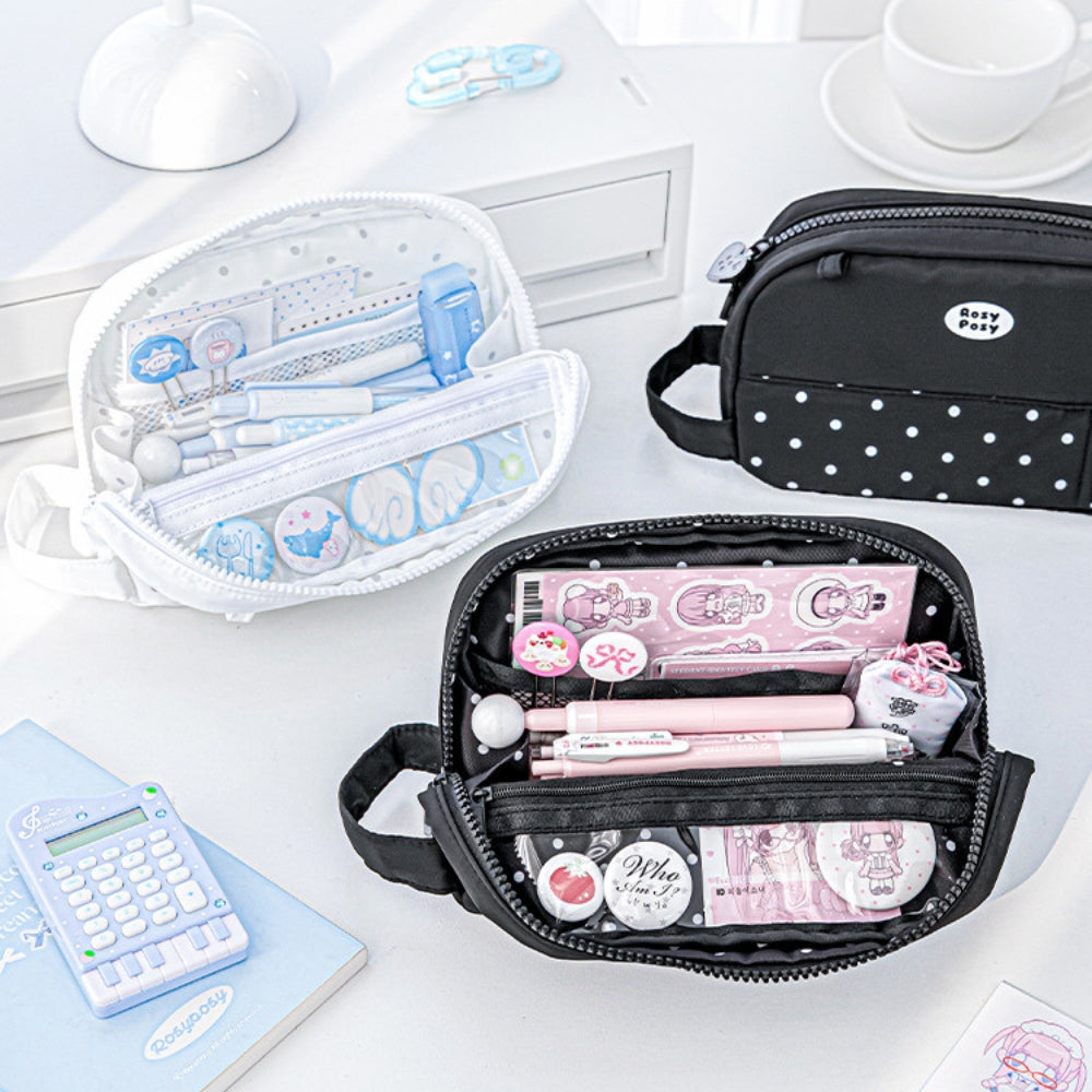 Shellie Magnetic Fold-Down Pencil Case