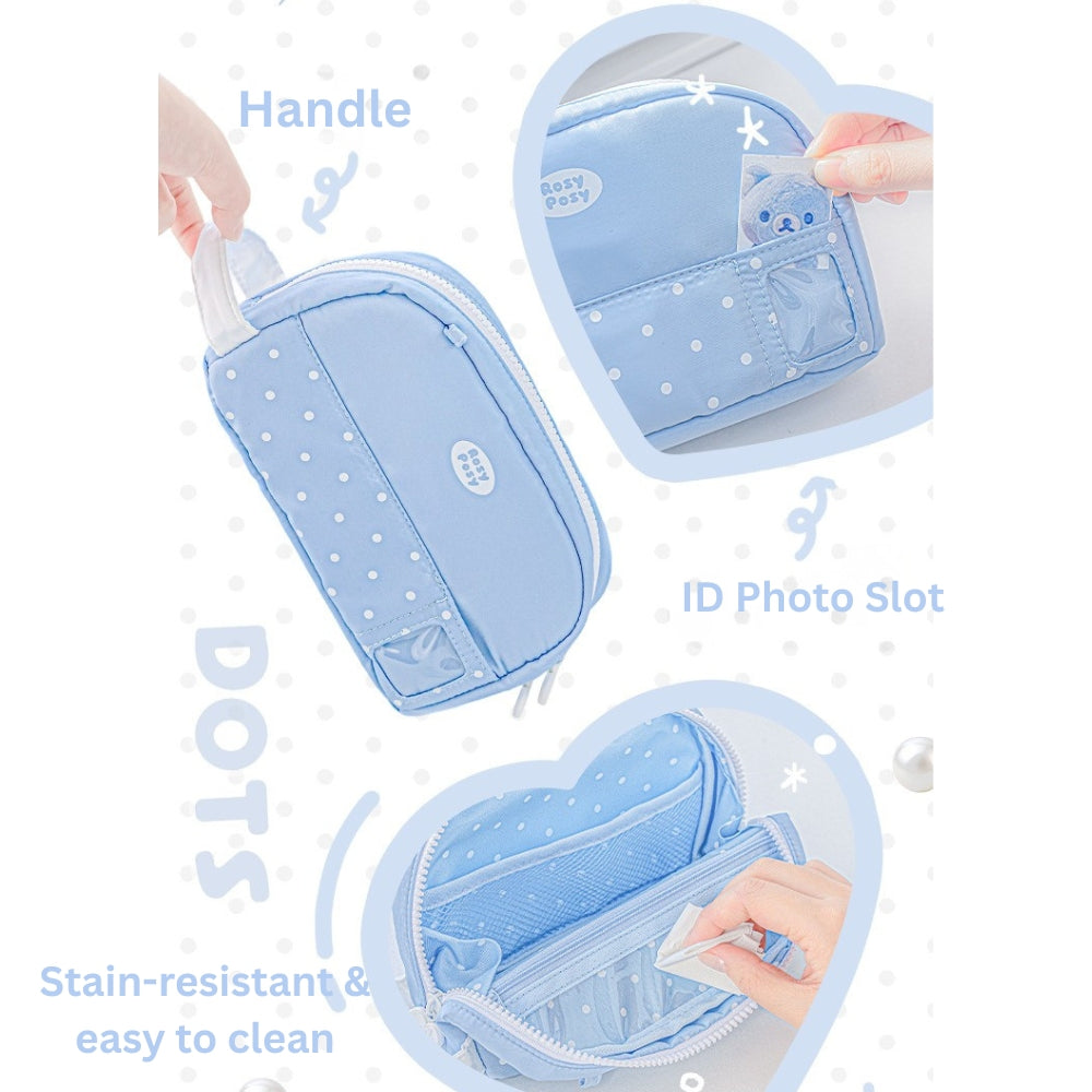 Shellie Magnetic Fold-Down Pencil Case
