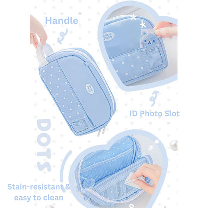 Shellie Magnetic Fold-Down Pencil Case