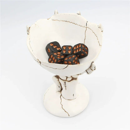 Gothic Skeleton Hand Skull Tray