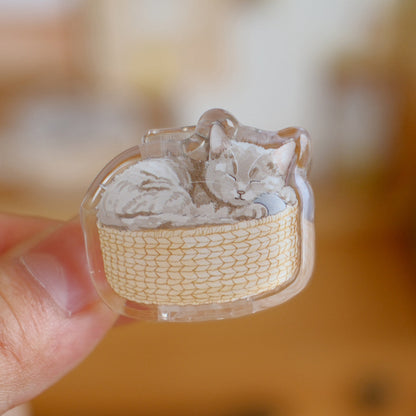 Kitty Pocket Clips – Acrylic Memo & Planner Clips