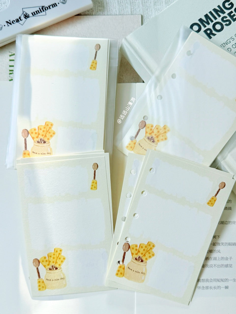 Slow Days Double-Sided Notepads/Refill Pages