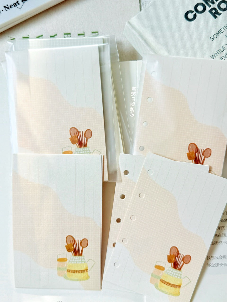 Slow Days Double-Sided Notepads/Refill Pages