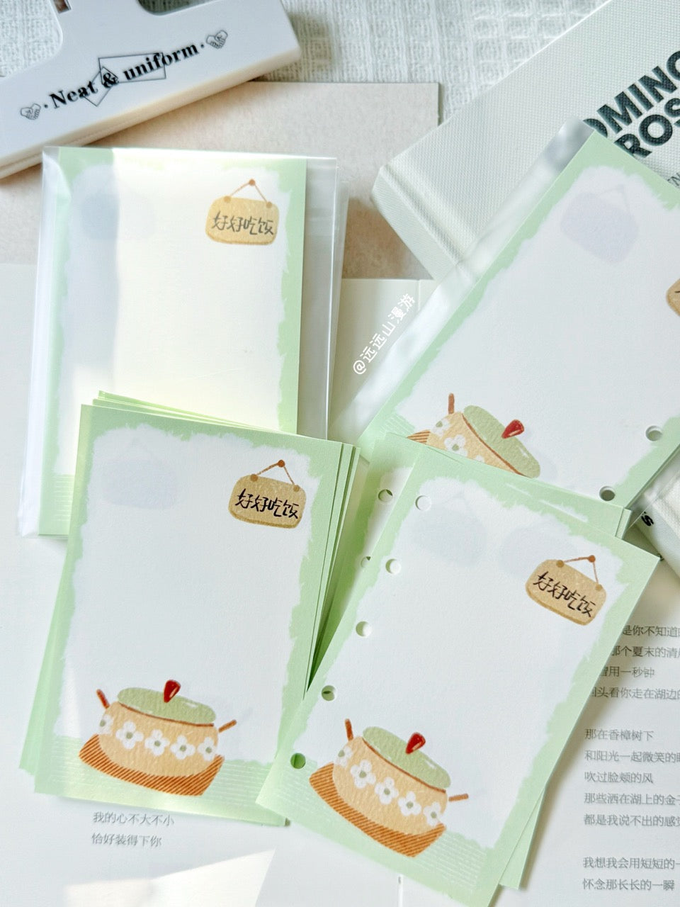 Slow Days Double-Sided Notepads/Refill Pages