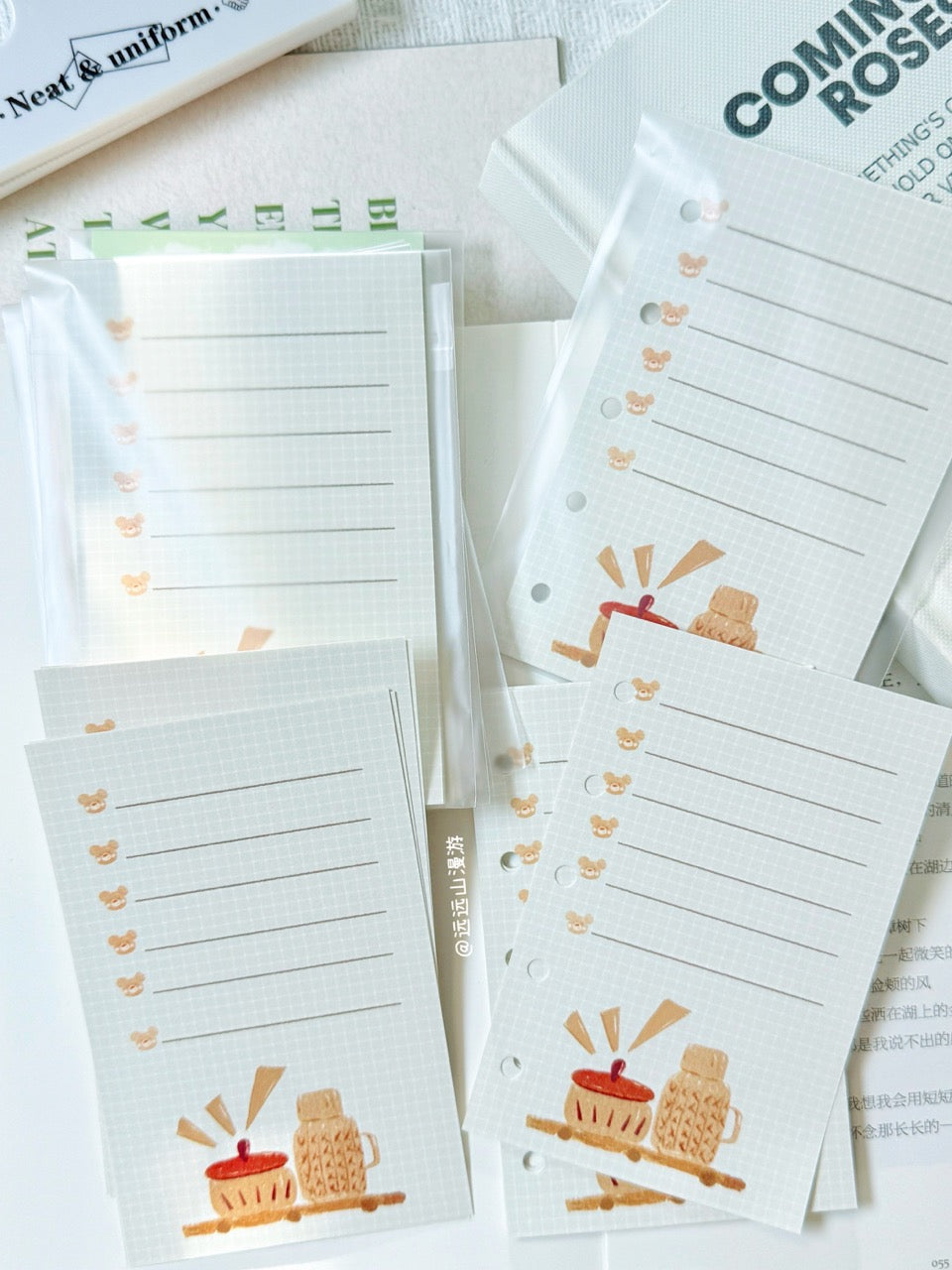 Slow Days Double-Sided Notepads/Refill Pages