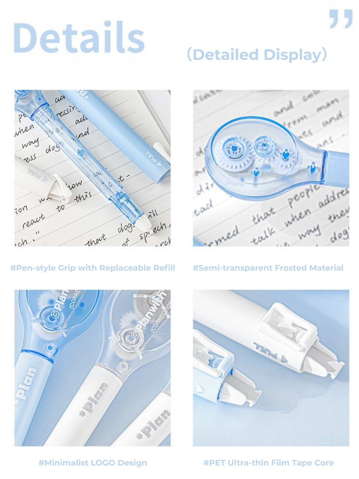 Smooth Pen-Style Correction Tape