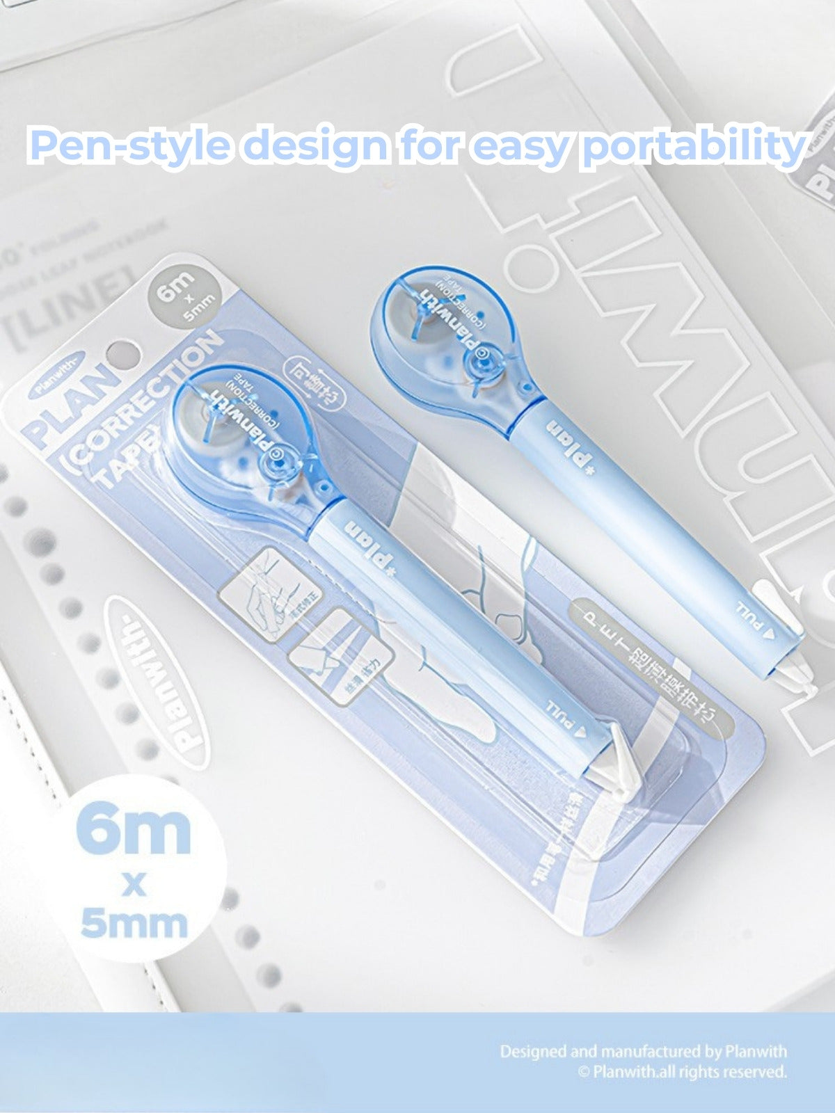 Smooth Pen-Style Correction Tape
