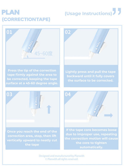 Smooth Pen-Style Correction Tape