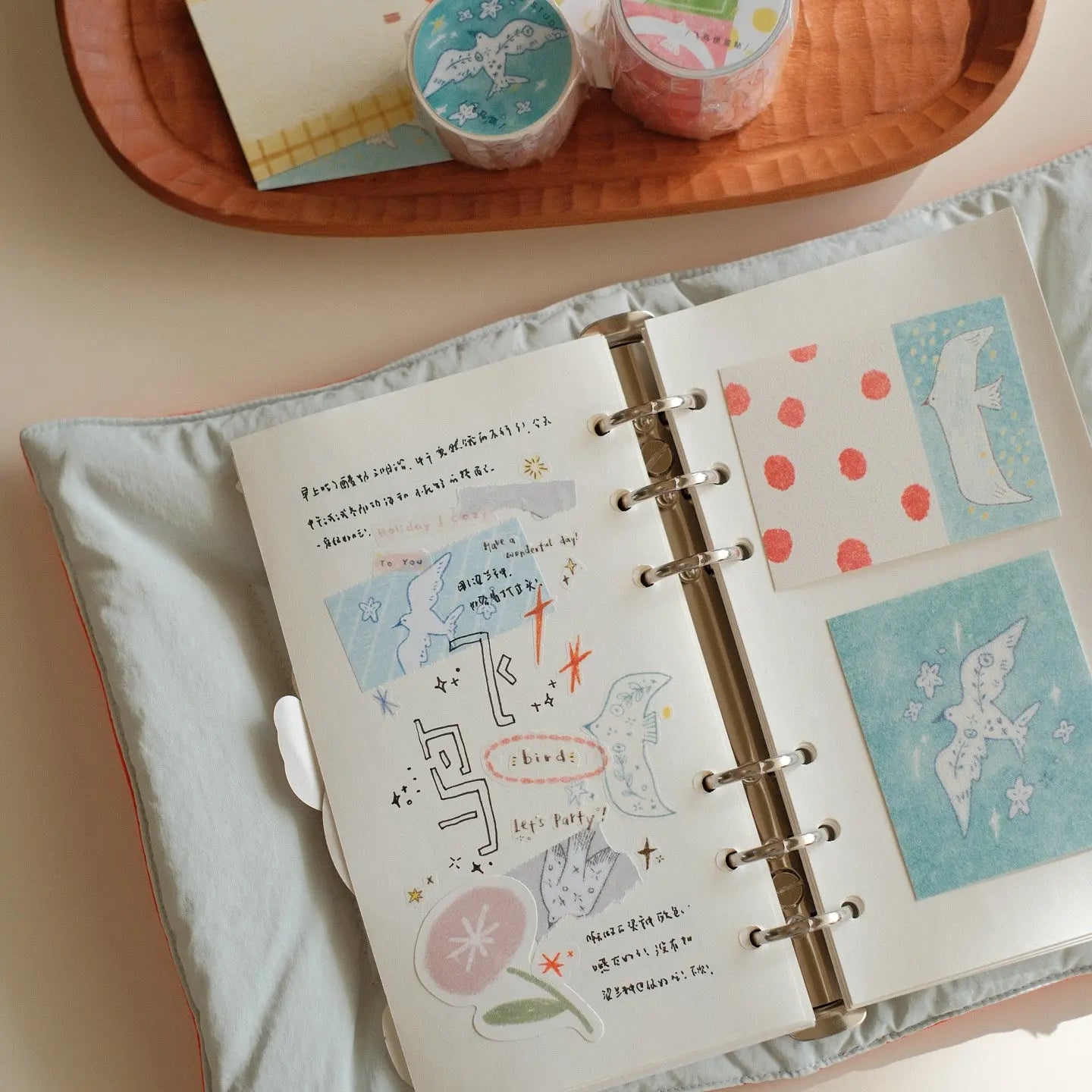 Soaring Birds Collection – Special Ink Die-Cut Washi Tape Set ChicChoi